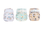 Preview: Blümchen diaper cover Newborn (3-6kg) Cozy Designs - recycled Polyester
